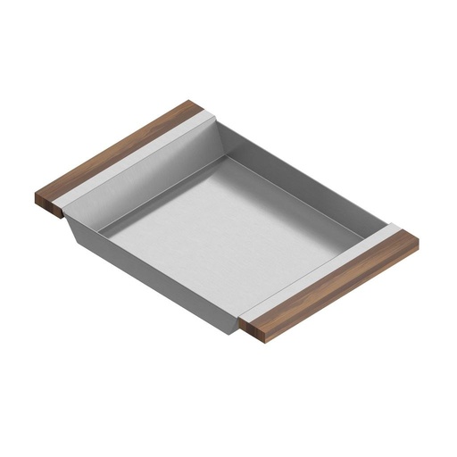 [JUL-205233] Julien 205233 Tray For 17In Sink Walnut Handles 12X18X2-1/4