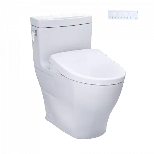 [TOTO-MW6264736CEFG#01] TOTO MW6264736CEFG#01 Aimes Washlet+ S7A One Piece Toilet Cotton