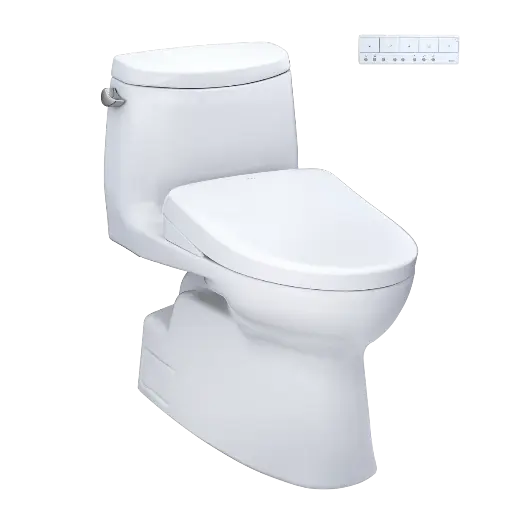 [TOTO-MW6144736CEFG#01] TOTO MW6144736CEFG#01 Carlyle II Washlet+ S7A One Piece Toilet Cotton