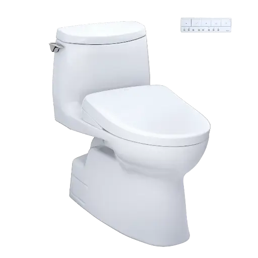 [TOTO-MW6144736CUFGA#01] TOTO MW6144736CUFGA#01 Carlyle II Washlet+ S7A One Piece Toilet Cotton