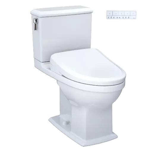[TOTO-MW4944734CEMFGA#01] TOTO MW4944734CEMFGA#01 Connelly Washlet+ S7A Two Piece Toilet Cotton