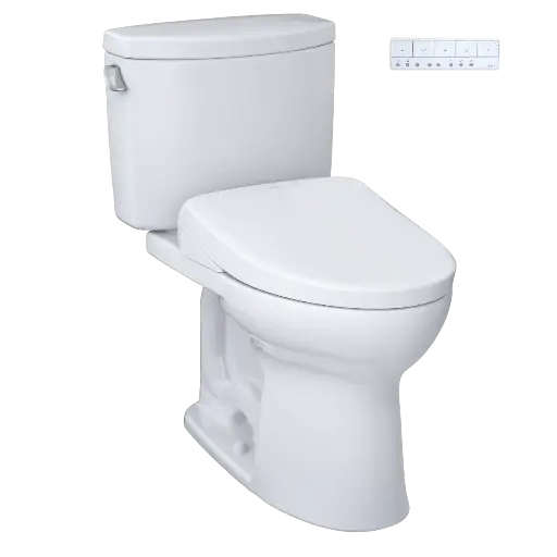 [TOTO-MW4544736CEFGA#01] TOTO MW4544736CEFGA#01 Drake II Washlet+ S7A Two Piece Toilet Cotton