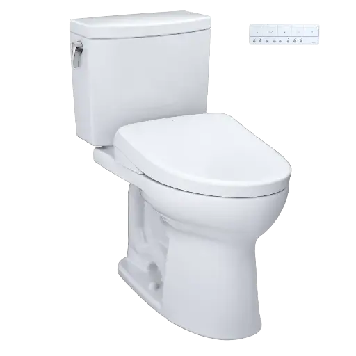 [TOTO-MW4544736CUFGA#01] TOTO MW4544736CUFGA#01 Drake II Washlet+ S7A Two Piece Toilet Cotton