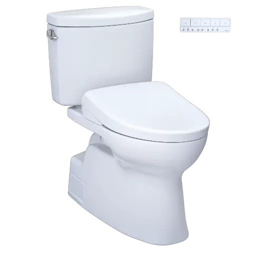 [TOTO-MW4744726CEFGA#01] TOTO MW4744726CEFGA#01 Vespin II Washlet+ S7 Two Piece Toilet Cotton