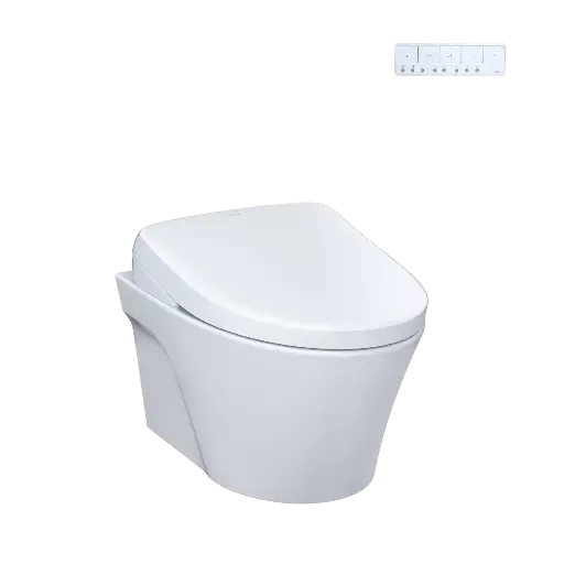 [TOTO-CWT4264736CMFGA#MS] TOTO CWT4264736CMFGA#MS S7A Wall Hung Toilet With Washlet Cotton