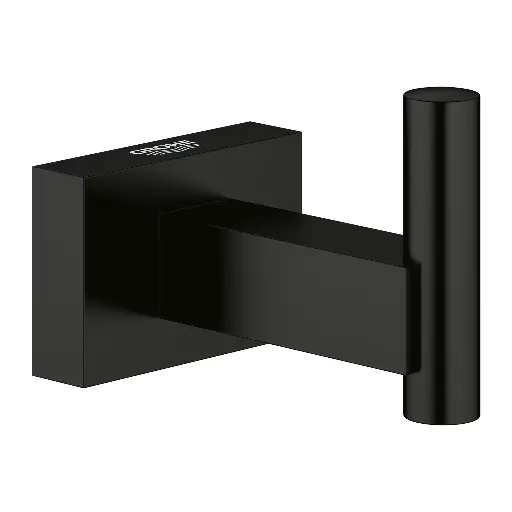 [GRO-405112431] Grohe 405112431 Essentials Cube Robe Hook Matte Black