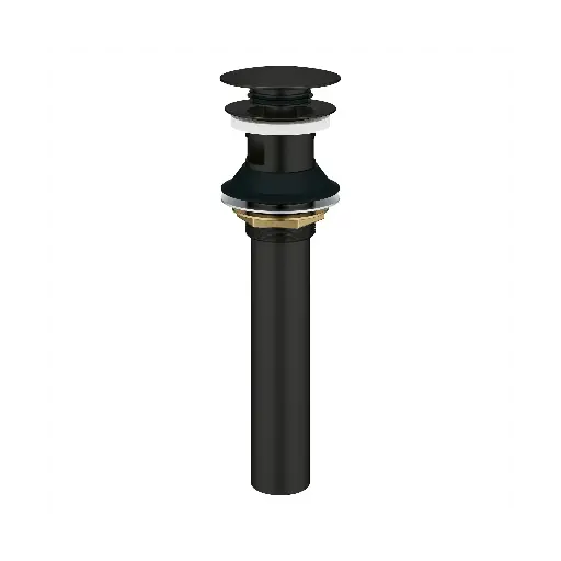 [GRO-486562430] Grohe 486562430 Bathroom Sink Pop-Up Drain With Overflow Matte Black
