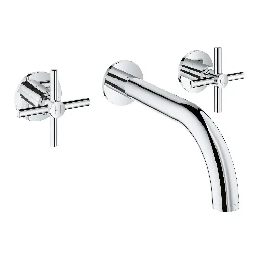 [GRO-20663000] Grohe 20663000 Atrio New 2-Handle Wall Mount Faucet StarLight Chrome