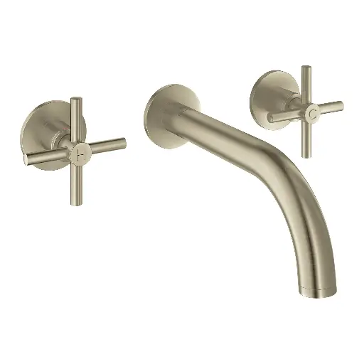 [GRO-20663EN0] Grohe 20663EN0 Atrio New 2-Handle Wall Mount Faucet Brushed Nickel