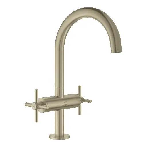 [GRO-21146EN0] Grohe 21146EN0 Atrio New Single Hole Two-Handle Bathroom Faucet Brushed Nickel