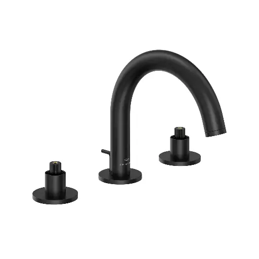 [GRO-206602430] Grohe 206602430 Atrio 8-inch Widespread S-Size Bathroom Faucet Matte Black