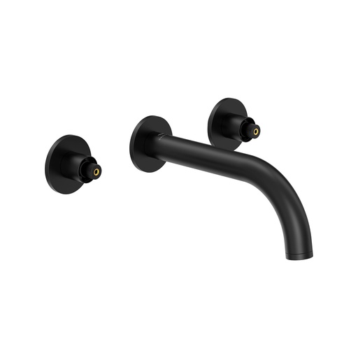 [GRO-206632430] Grohe 206632430 Atrio New 2-Handle Wall Mount Faucet Matte Black