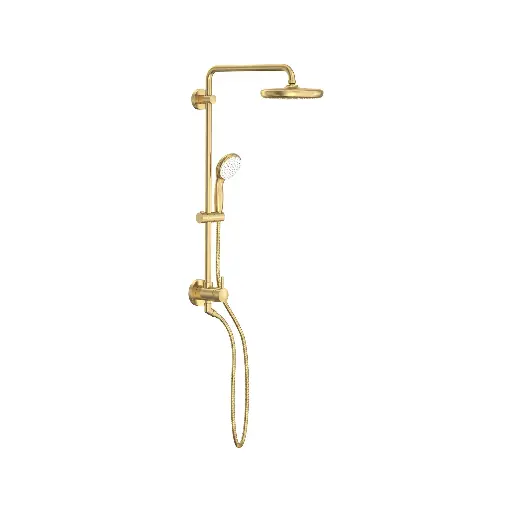 [GRO-26123GN1] Grohe 26123GN1 Tempesta 25" Shower System Brushed Cool Sunrise