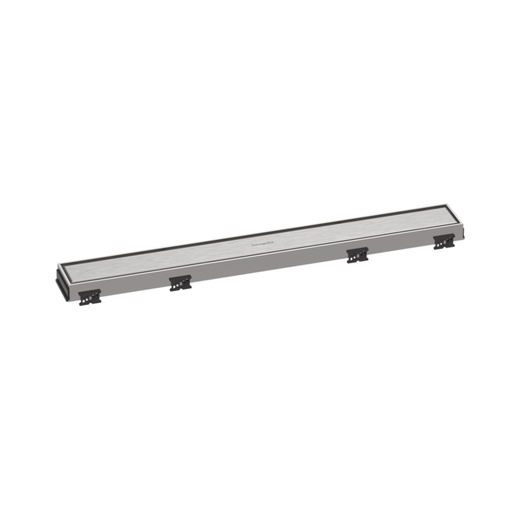 [HAN-56036801] Hansgrohe 56036801 Raindrain Match Trim Zero/ Tile 23 5/8" Brushed Stainless Steel