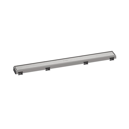 [HAN-56037801] Hansgrohe 56037801 Raindrain Match Trim Zero/ Tile 27 5/8" Brushed Stainless Steel