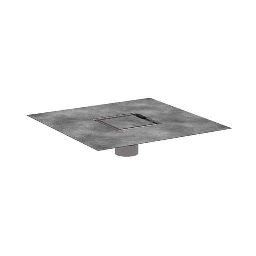 [HAN-56133001] Hansgrohe 56133001 Raindrain Brilliance Point Drain Set 4"X 4" Trim With Rough