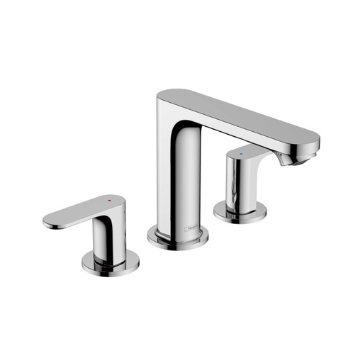 [HAN-72530001] Hansgrohe 72530001 Rebris S Widespread Faucet 110 With Pop-Up Drain Chrome