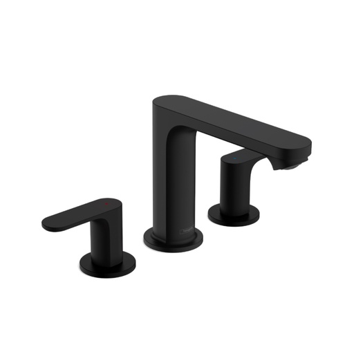 [HAN-72530671] Hansgrohe 72530671 Rebris S Widespread Faucet 110 With Pop-Up Drain Matte Black