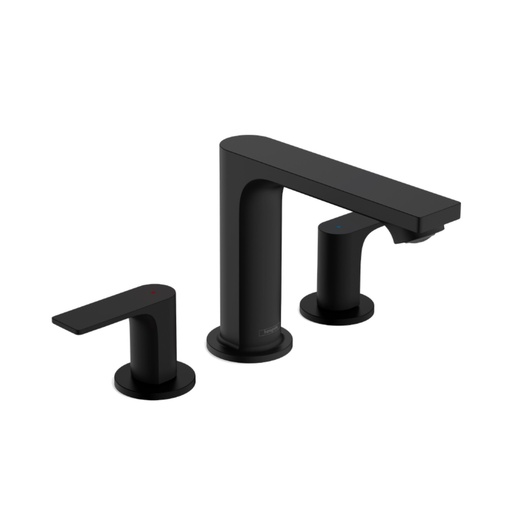 [HAN-72532671] Hansgrohe 72532671 Rebris E Widespread Faucet 110 With Pop-Up Drain Matte Black