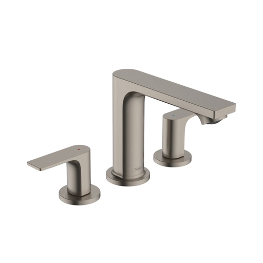 [HAN-72532821] Hansgrohe 72532821 Rebris E Widespread Faucet 110 With Pop-Up Drain Brushed Nickel