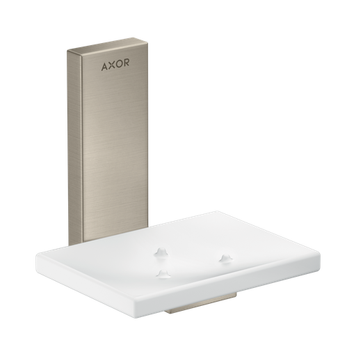[HAN-42605820] Hansgrohe 42605820 Axor Universal Rectangular Soap Dish Brushed Nickel