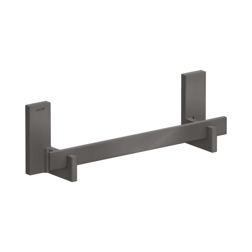 [HAN-42613340] Hansgrohe 42613340 Axor Universal Rectangular Towel Bar 12" Brushed Black Chrome