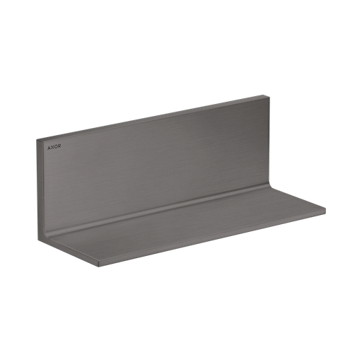 [HAN-42644340] Hansgrohe 42644340 Axor Universal Rectangular Shelf 12" Brushed Black Chrome