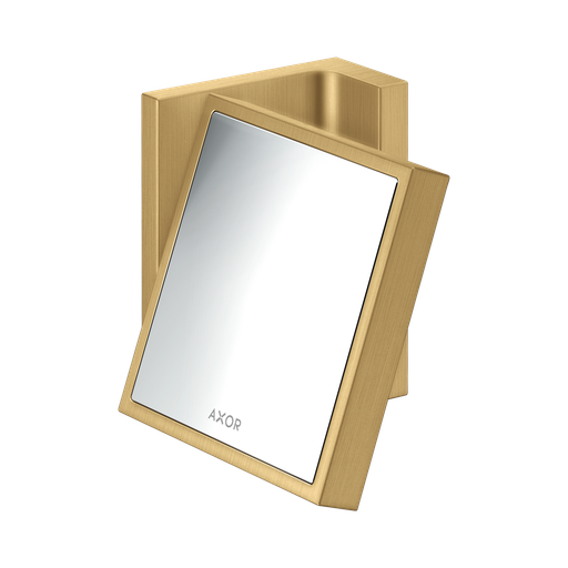 [HAN-42649250] Hansgrohe 42649250 Axor Universal Rectangular Shaving Mirror Brushed Gold Optic