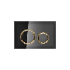 [GEB-115.652.SJ.1] Geberit 115.652.SJ.1 Actuator Plate Sigma21 For Dual Flush, Metal Colour Brass Brass, Black