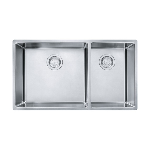 [FRA-CUX160-CA] Franke CUX160-CA Cube Undermount Double Sink Stainless Steel