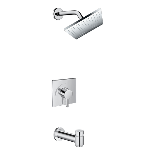 [HAN-04961000] Hansgrohe 04961000 Vernis Shape Pressure Balance Tub Shower Set Chrome