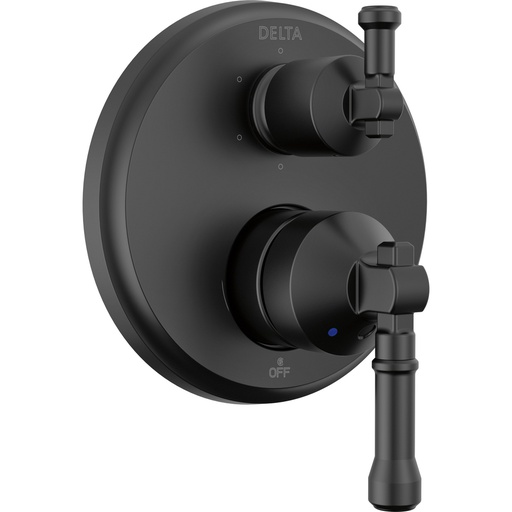 [DEL-T24984-BL] Delta T24984-BL Broderick 14 Series Integrated Diverter Trim 6-Setting Matte Black