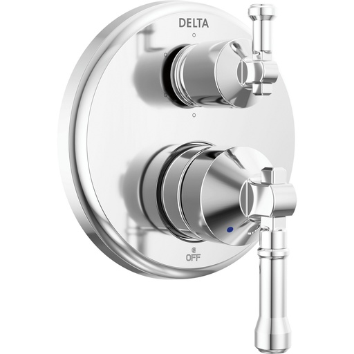 [DEL-T24984-PR] Delta T24984-PR Broderick 14 Series Integrated Diverter Trim 6-Setting Lumicoat Chrome