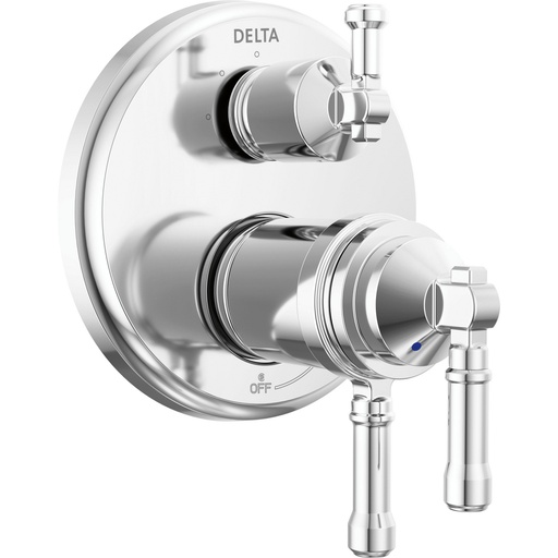 [DEL-T27T884-PR] Delta T27T884-PR Broderick 17T Series Integrated Diverter Trim Lumicoat Chrome
