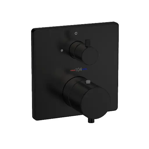 [TOTO-TBV02403U#MBL] TOTO TBV02403U#MBL Thermostatic Mixing Valve with Volume Control Trim Matte Black