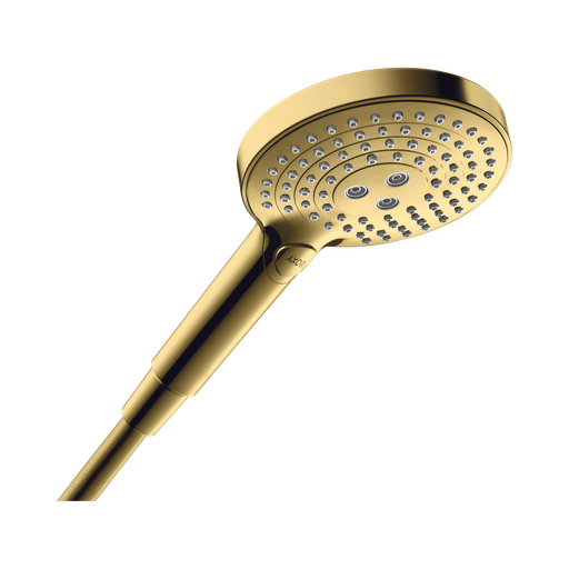 [HAN-26053991] Hansgrohe 26053991 Axor Handshower 120 3-Jet Polished Gold Optic