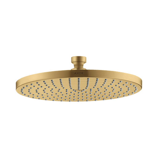[HAN-26071251] Hansgrohe 26071251 Axor Starck Showerhead 240 1-Jet Brushed Gold Optic