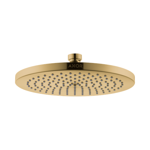[HAN-26071991] Hansgrohe 26071991 Axor Starck Showerhead 240 1-Jet Polished Gold Optic