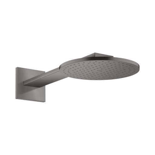 [HAN-35296341] Hansgrohe 35296341 Axor Showerhead 250 2-Jet with Showerarm Trim Brushed Black Chrome