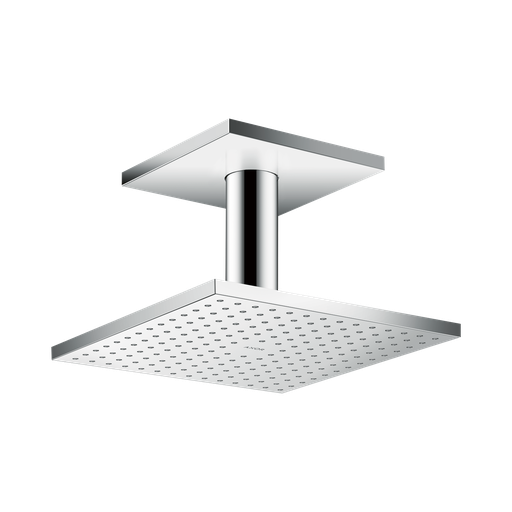 [HAN-35312001] Hansgrohe 35312001 Axor Showerhead 250 Square 2-Jet with Ceiling Connection Chrome