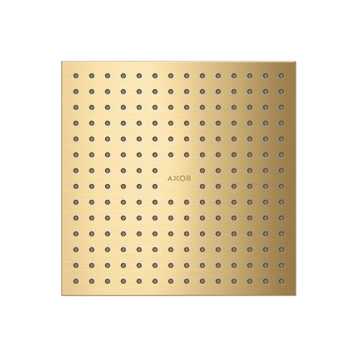 [HAN-35315251] Hansgrohe 35315251 Axor Showerhead 250 Square 2-Jet Brushed Gold Optic