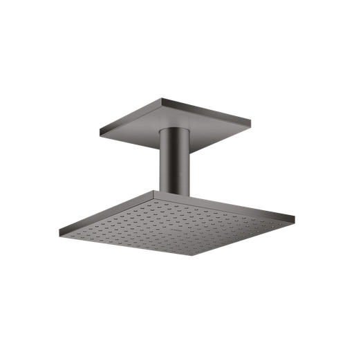[HAN-35319341] Hansgrohe 35319341 Axor Showerhead 250 Square 2-Jet with Ceiling Connection Brushed Black Chrome