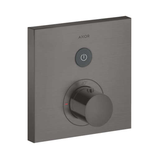 [HAN-36714341] Hansgrohe 36714341 Axor ShowerSelect Thermostatic Square Trim Brushed Black Chrome