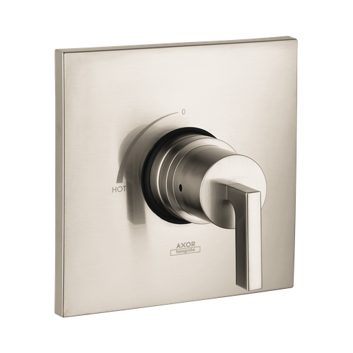 [HAN-39414821] Hansgrohe 39414821 Axor Citterio Pressure Balance Trim Lever Handle Brushed Nickel