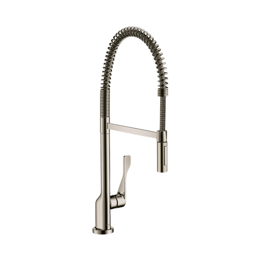 [HAN-39840831] Hansgrohe 39840831 Axor Citterio Semi-Pro 2-Spray Kitchen Faucet Polished Nickel
