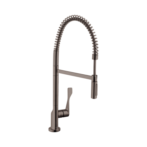 [HAN-39841341] Hansgrohe 39841341 Axor Citterio Semi-Pro 2-Spray Kitchen Faucet Brushed Black Chrome