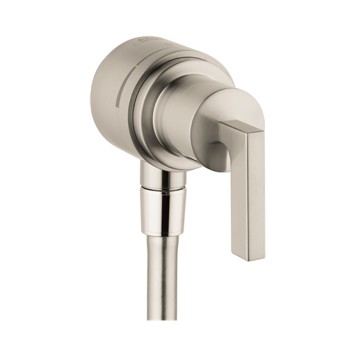 [HAN-39882821] Hansgrohe 39882821 Axor Citterio Wall Outlet with Check Valves Brushed Nickel