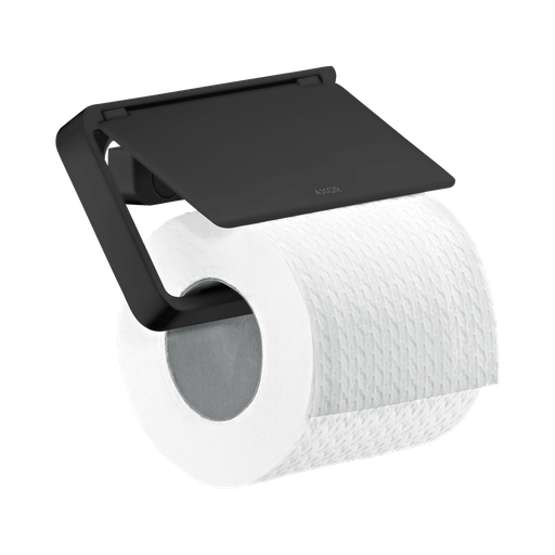 [HAN-42836670] Hansgrohe 42836670 Axor Universal Softsquare Toilet Paper Holder With Cover Matte Black
