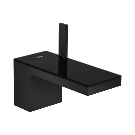 [HAN-47010671] Hansgrohe 47010671 Axor MyEdition Single-Hole Faucet 70 Matte Black / Black Glass