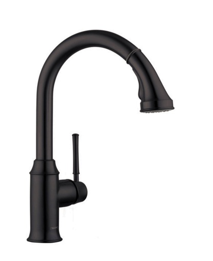 [HAN-04215670] Hansgrohe 04215670 Talis C HighArc Kitchen Faucet Matte Black